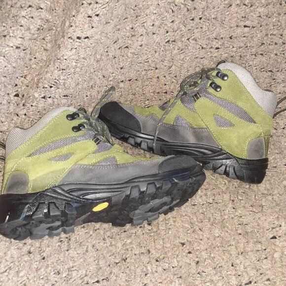 ZAMBERLAN-QUANTUM GTX-Green Suede/Leather-Hiking/Trail Boots-Sz 37-Near Mint - Picture 7 of 8